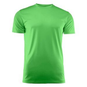 Printer RED Mens Run Active T-Shirt / Lime
